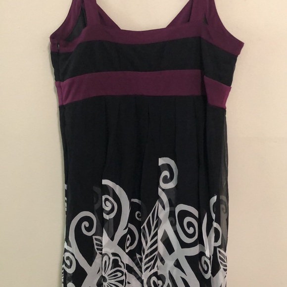 Robbie Bee Dress Signature Silk Black SZ 12 Bubble Hem Y2K - Picture 4 of 7